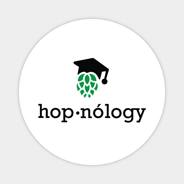 hop·nólogy Logo Stacked Magnet by hopnology